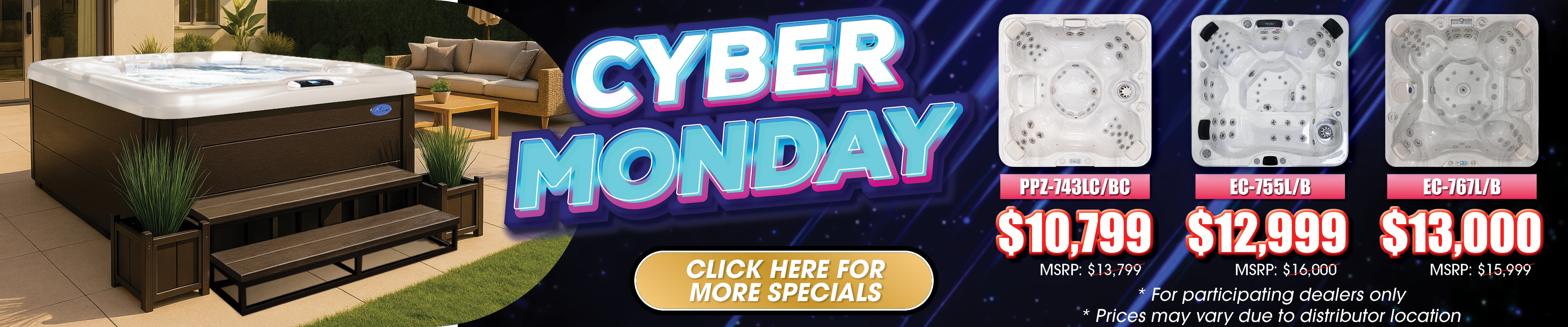 Calspas hot tub being used in a family setting - Kalispell